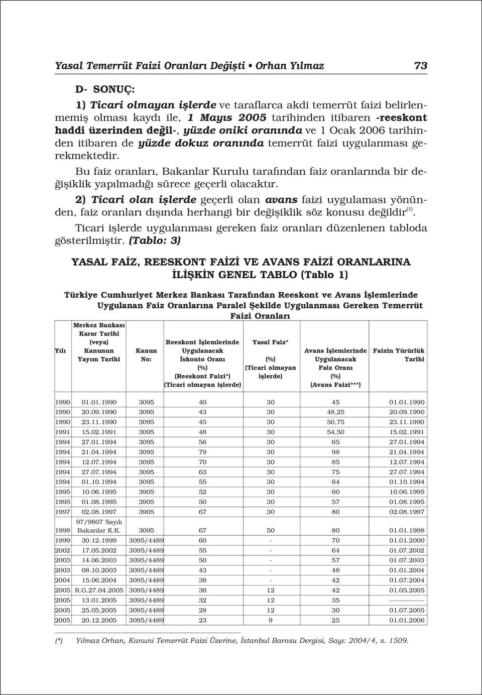 Bu faiz oranlar, Bakanlar Kurulu taraf ndan faiz oranlar nda bir de- ifliklik yap lmad sürece geçerli olacakt r.