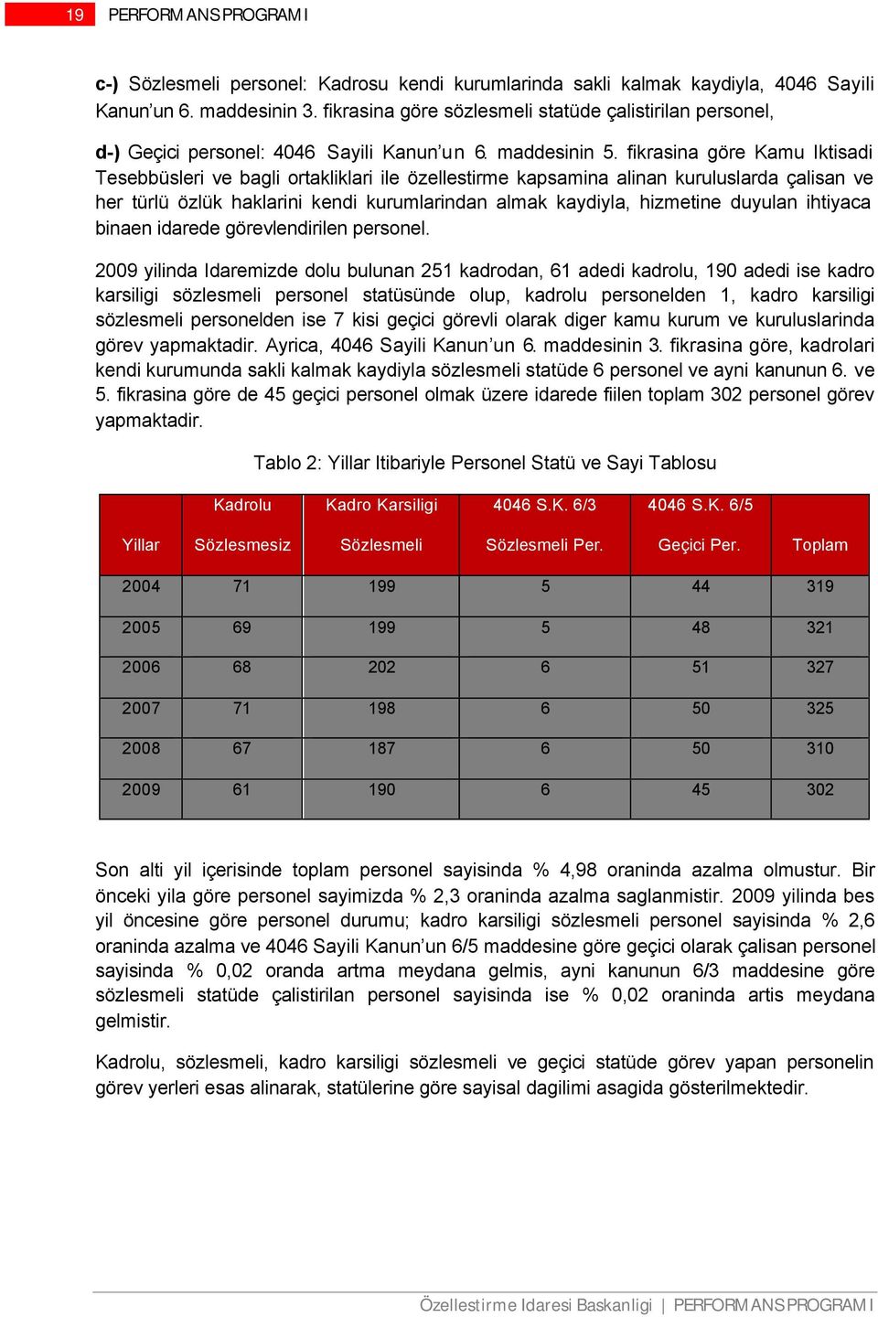 fikrasina göre Kamu Iktisadi Tesebbüsleri ve bagli ortakliklari ile özellestirme kapsamina alinan kuruluslarda çalisan ve her türlü özlük haklarini kendi kurumlarindan almak kaydiyla, hizmetine