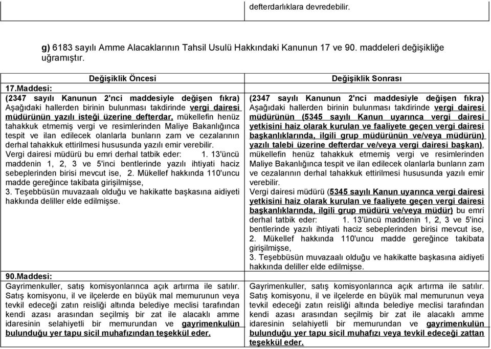 Maddesi: (2347 sayılı Kanunun 2'nci maddesiyle değişen fıkra) Aşağıdaki hallerden birinin bulunması takdirinde vergi dairesi müdürünün yazılı isteği üzerine defterdar, mükellefin henüz tahakkuk