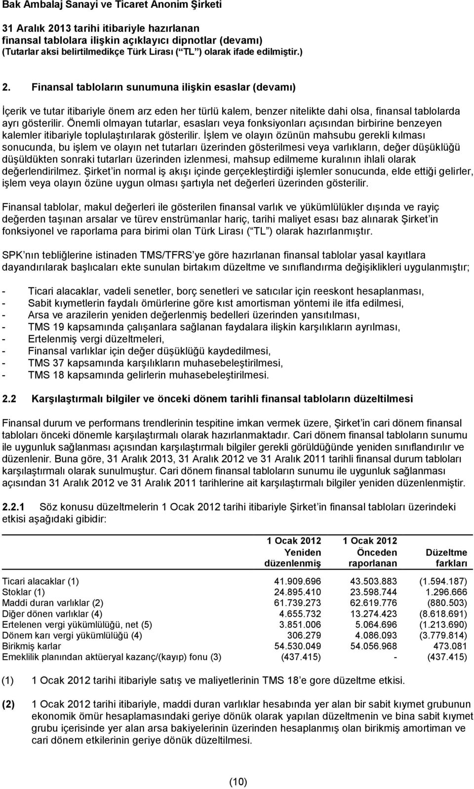 İşlem ve olayın özünün mahsubu gerekli kılması sonucunda, bu işlem ve olayın net tutarları üzerinden gösterilmesi veya varlıkların, değer düşüklüğü düşüldükten sonraki tutarları üzerinden izlenmesi,