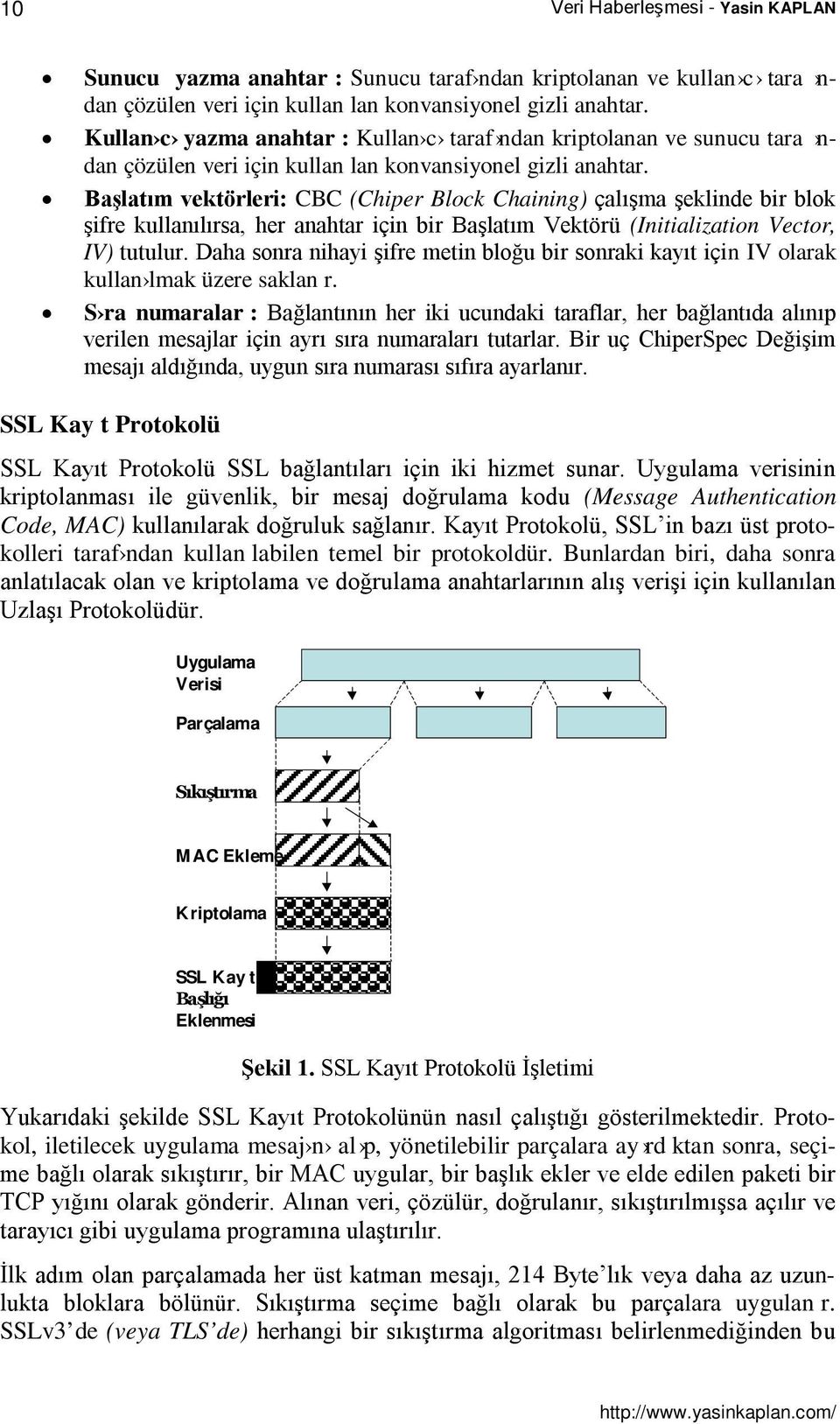 Başlatım vektörleri: CBC (Chiper Block Chaining) çalışma şeklinde bir blok şifre kullanılırsa, her anahtar için bir Başlatım Vektörü (Initialization Vector, IV) tutulur.