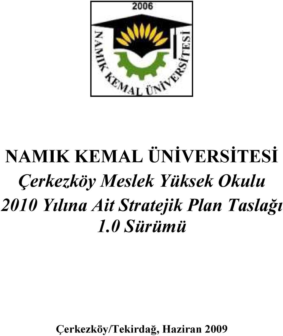 Ait Stratejik Plan Taslağı 1.