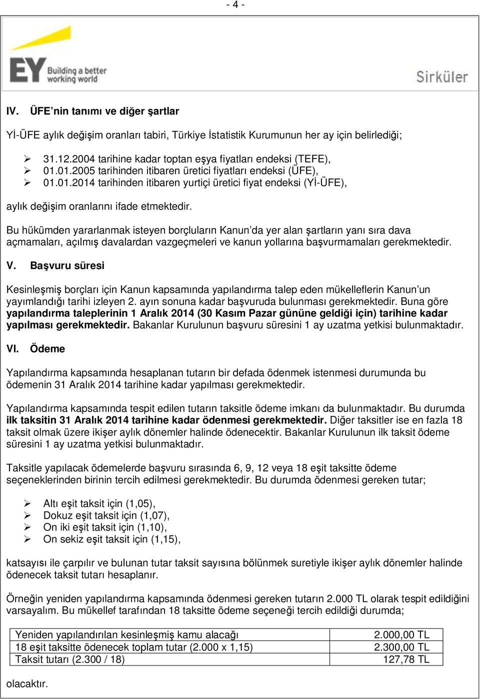 Bu hükümden yararlanmak isteyen borçluların Kanun da yer alan şartların yanı sıra dava açmamaları, açılmış davalardan vazgeçmeleri ve kanun yollarına başvurmamaları gerekmektedir. V.