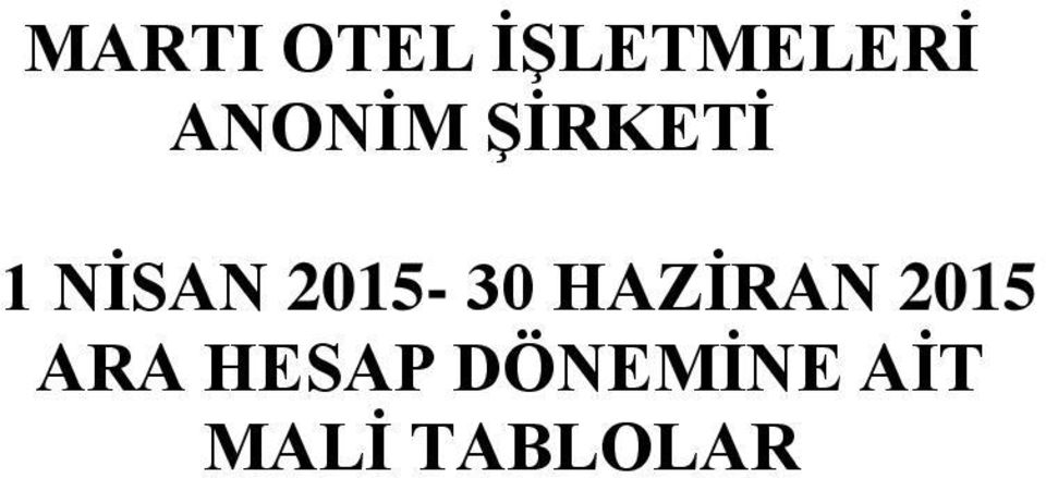 2015-30 HAZİRAN 2015 ARA