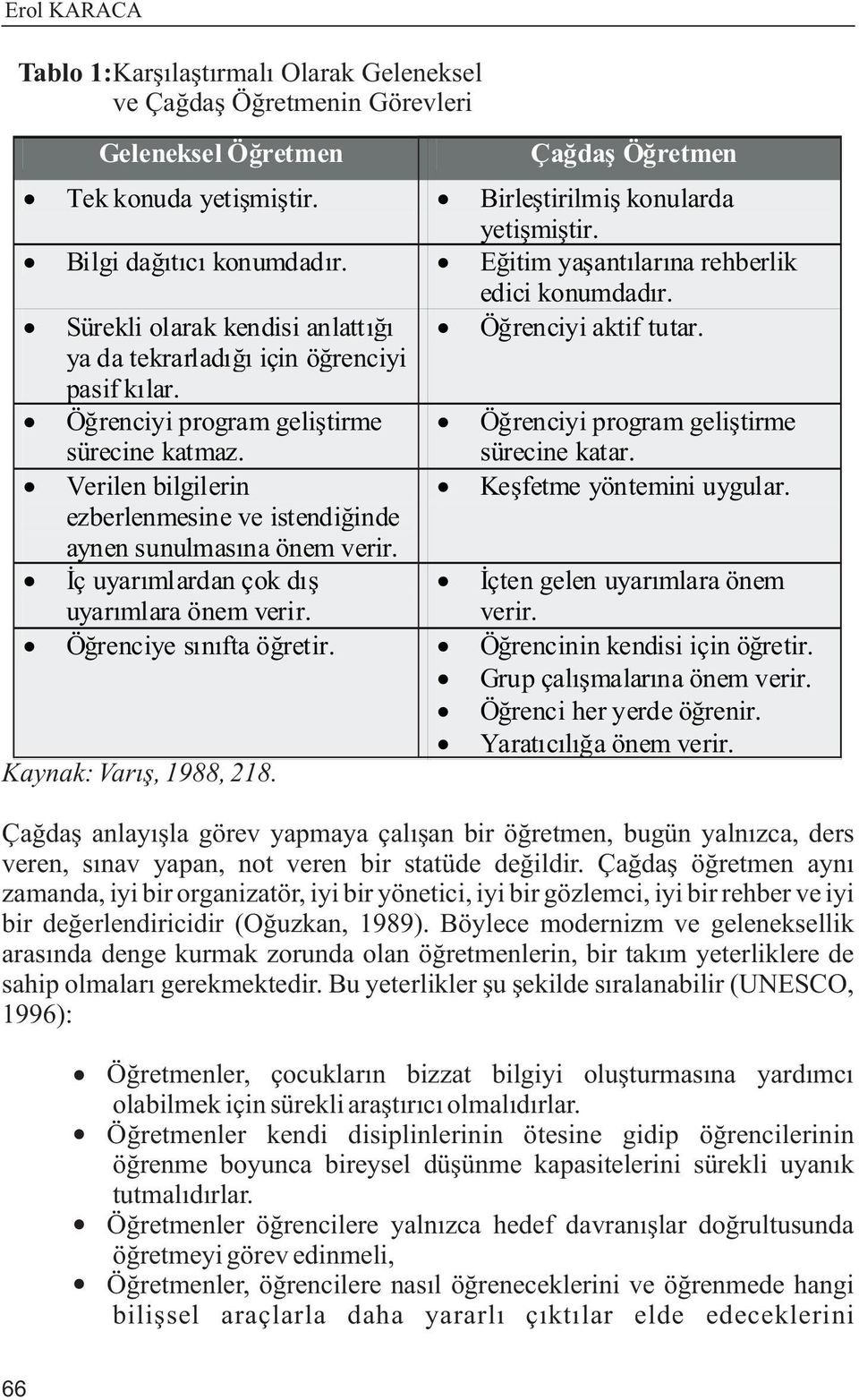 Verilen bilgilerin ezberlenmesine ve istendiðinde aynen sunulmasýna önem verir. Ýç uyarýmlardan çok dýþ uyarýmlara önem verir. Öðrenciye sýnýfta öðretir. Kaynak: Varýþ, 1988, 218.