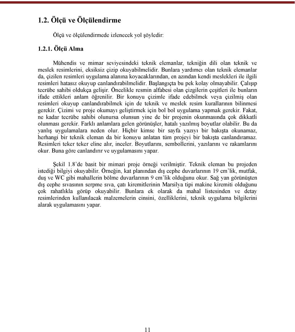 Başlangıçta bu pek kolay olmayabilir. Çalışıp tecrübe sahibi oldukça gelişir. Öncelikle resmin alfabesi olan çizgilerin çeşitleri ile bunların ifade ettikleri anlam öğrenilir.