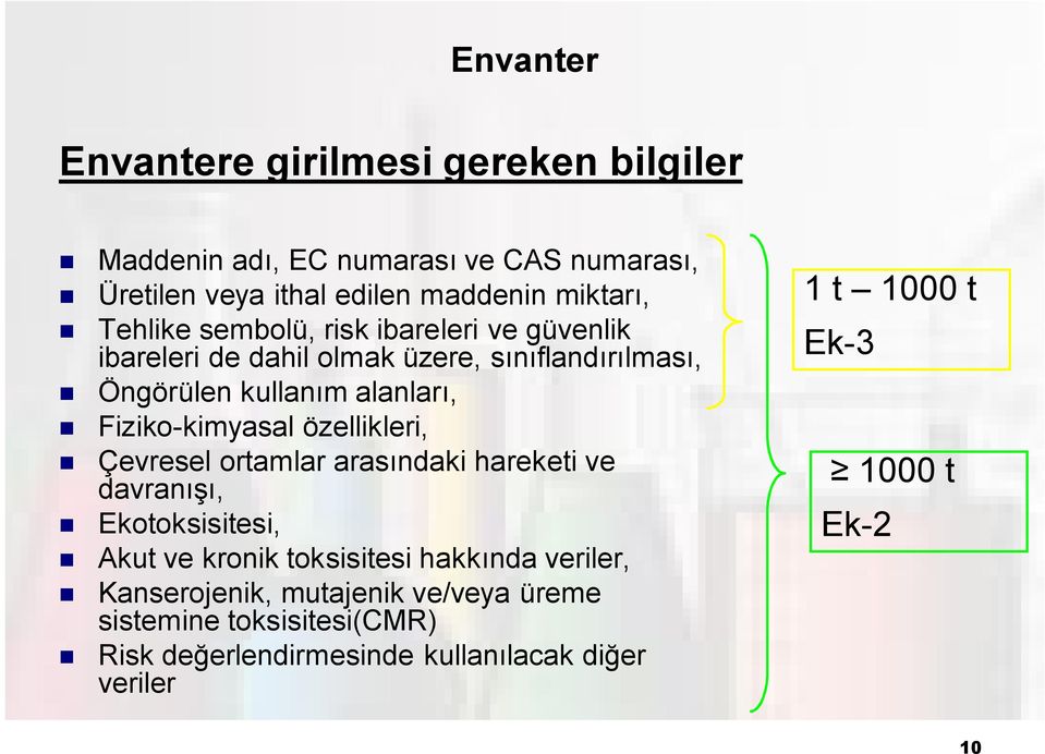 Fiziko-kimyasal özellikleri, Çevresel ortamlar arasındaki hareketi ve davranışı, Ekotoksisitesi, Akut ve kronik toksisitesi hakkında