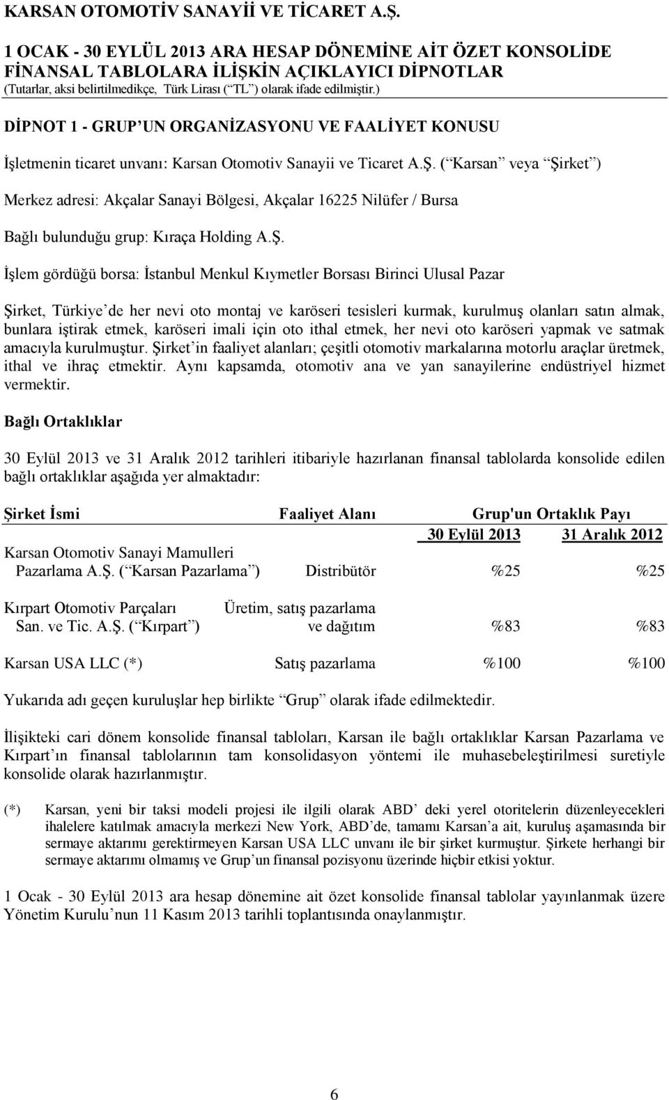 etmek, karöseri imali için oto ithal etmek, her nevi oto karöseri yapmak ve satmak amacıyla kurulmuştur.