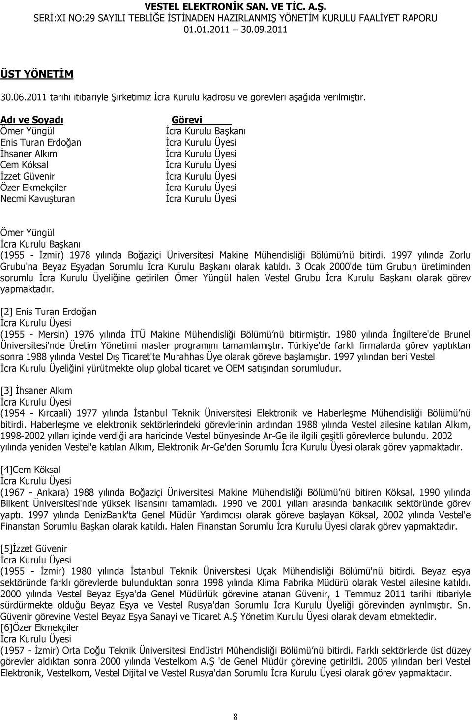 yılında Boğaziçi Üniversitesi Makine Mühendisliği Bölümü nü bitirdi. 1997 yılında Zorlu Grubu'na Beyaz Eşyadan Sorumlu İcra Kurulu Başkanı olarak katıldı.