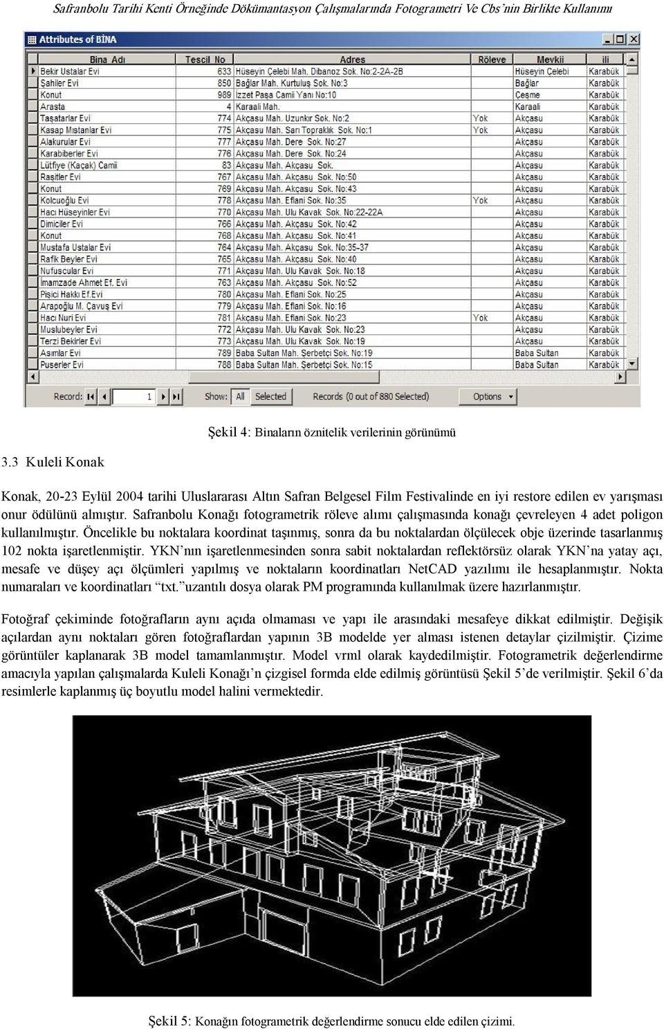 Öncelikle bu noktalara koordinat taşınmış, sonra da bu noktalardan ölçülecek obje üzerinde tasarlanmış 102 nokta işaretlenmiştir.