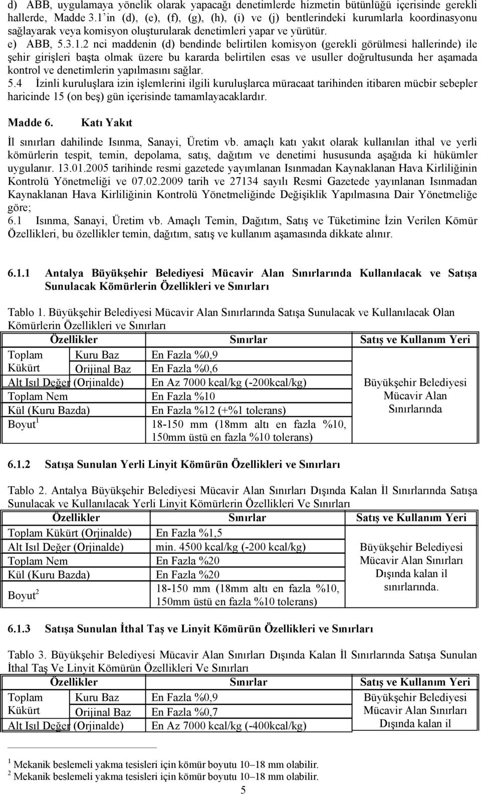 4 izin ilgili müracaat tarihinden itibaren mücbir sebepler haricinde 15 (on gün içerisinde Madde 6. dahilinde Sanayi, Üretim vb.