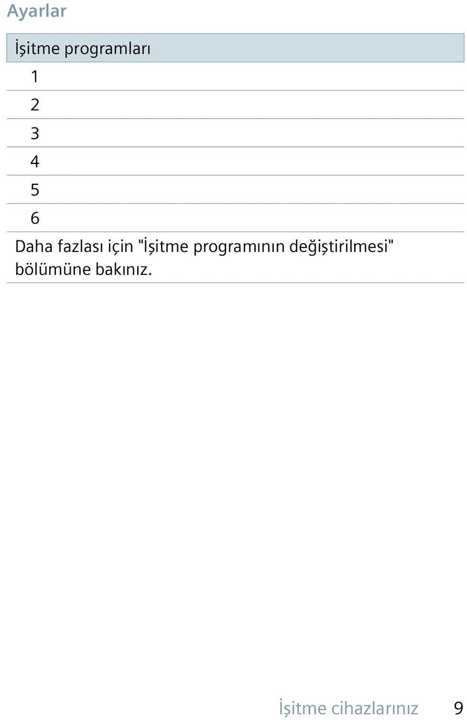 programının değiştirilmesi"