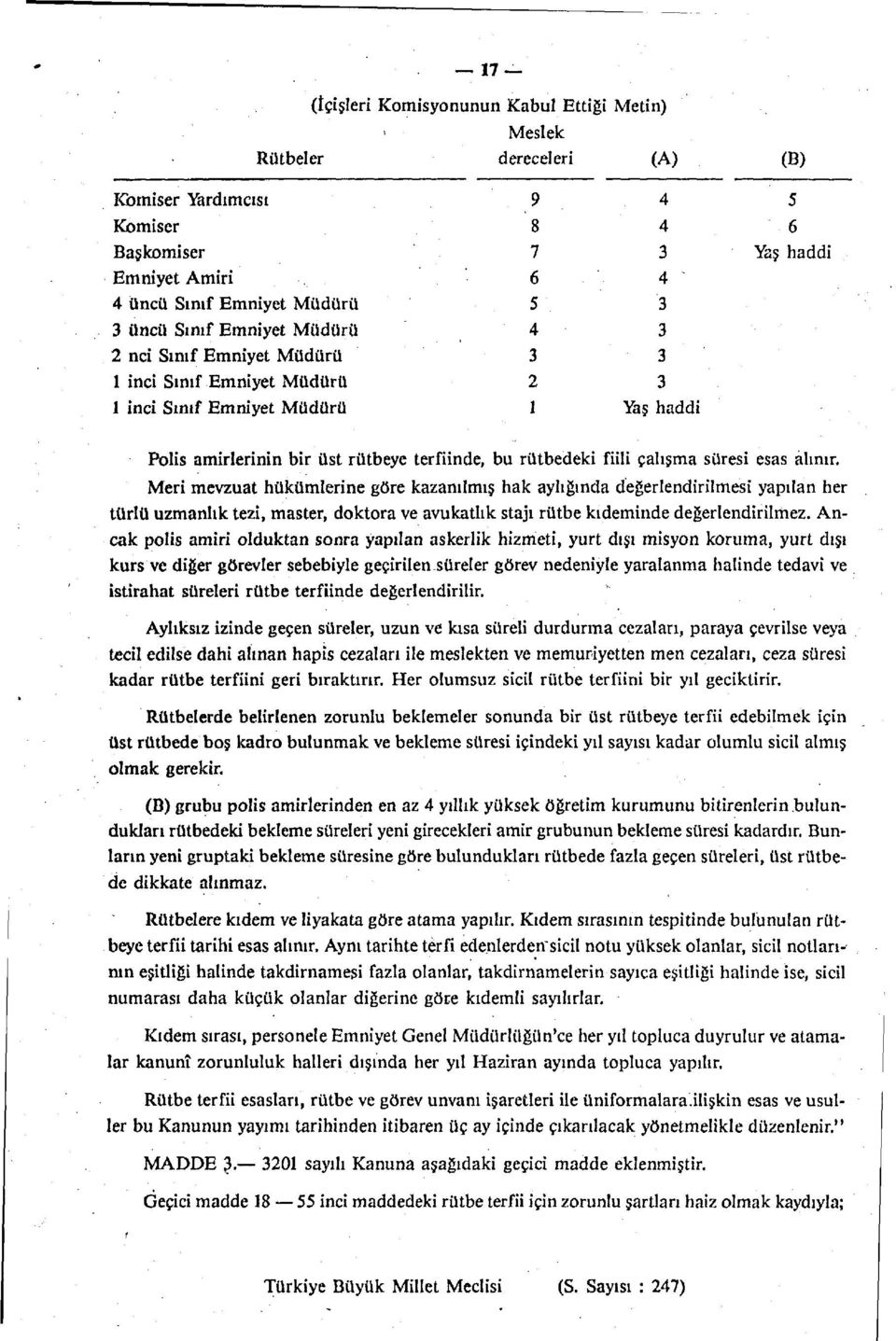 hükümlerine göre kazanılmış hak aylığında değerlendirilmesi yapılan her türlü uzmanlık tezi, master, doktora ve avukatlık stajı rütbe kıdeminde değerlendirilmez.