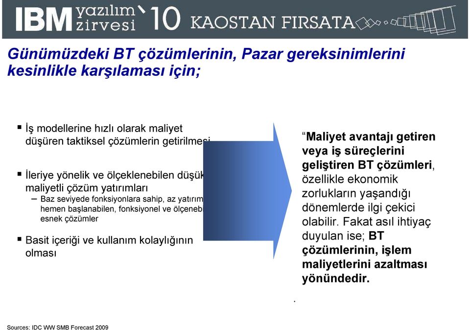 esnek çözümler Basit içeriği ve kullanım kolaylığının olması.