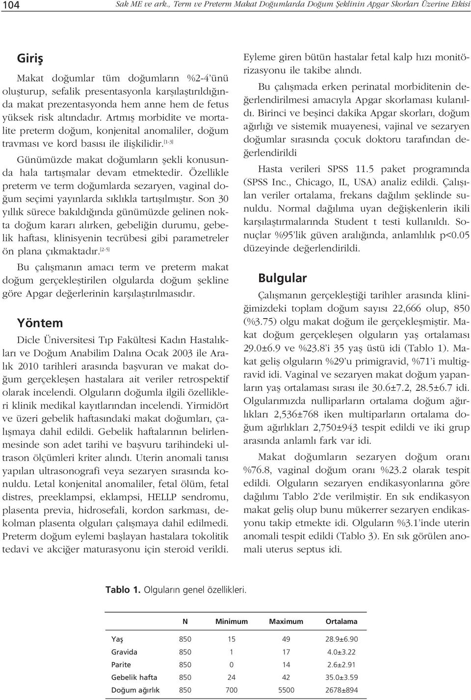 prezentasyonda hem anne hem de fetus yüksek risk alt ndad r. Artm fl morbidite ve mortalite preterm do um, konjenital anomaliler, do um travmas ve kord bas s ile iliflkilidir.