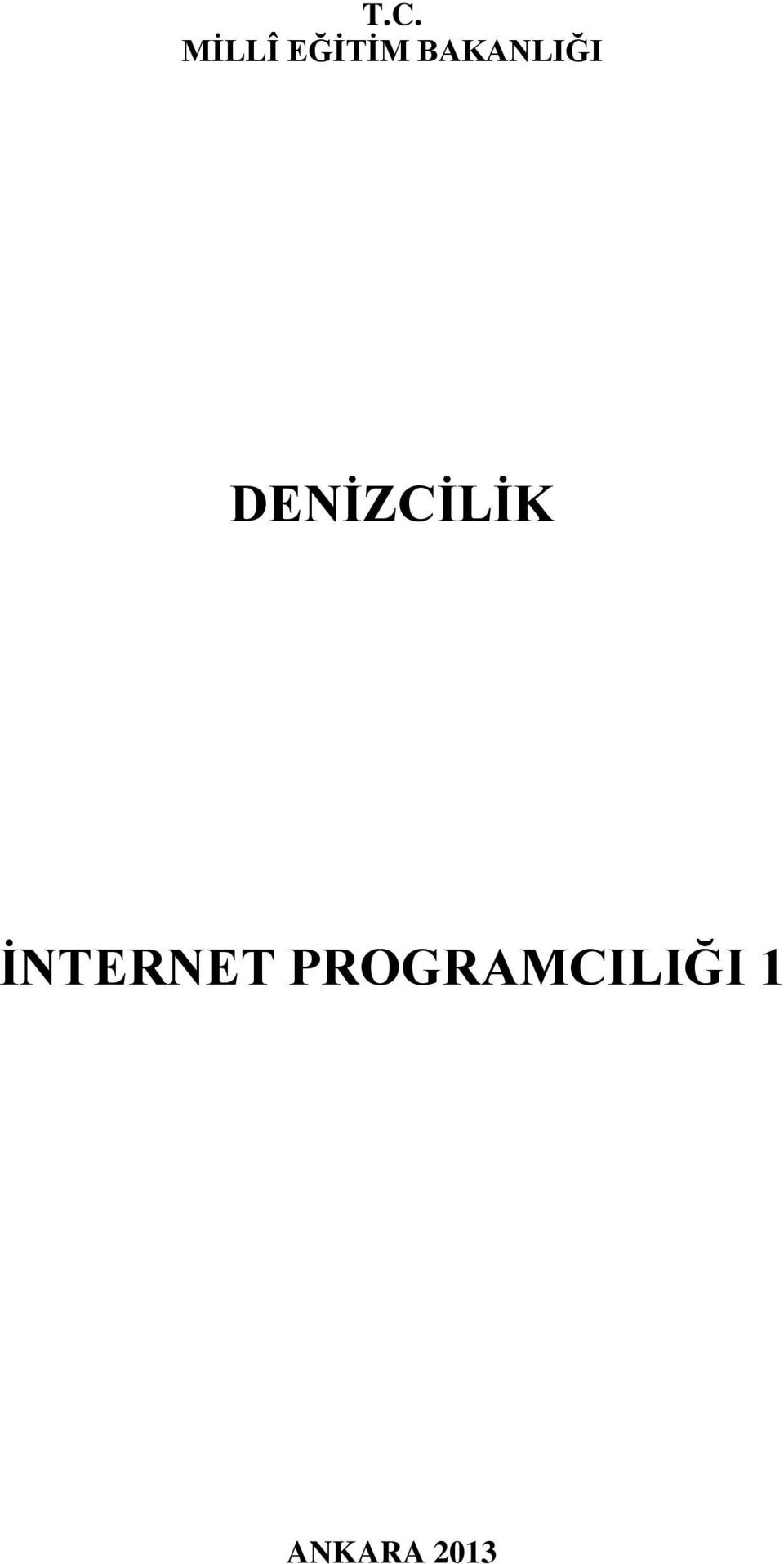 DENİZCİLİK