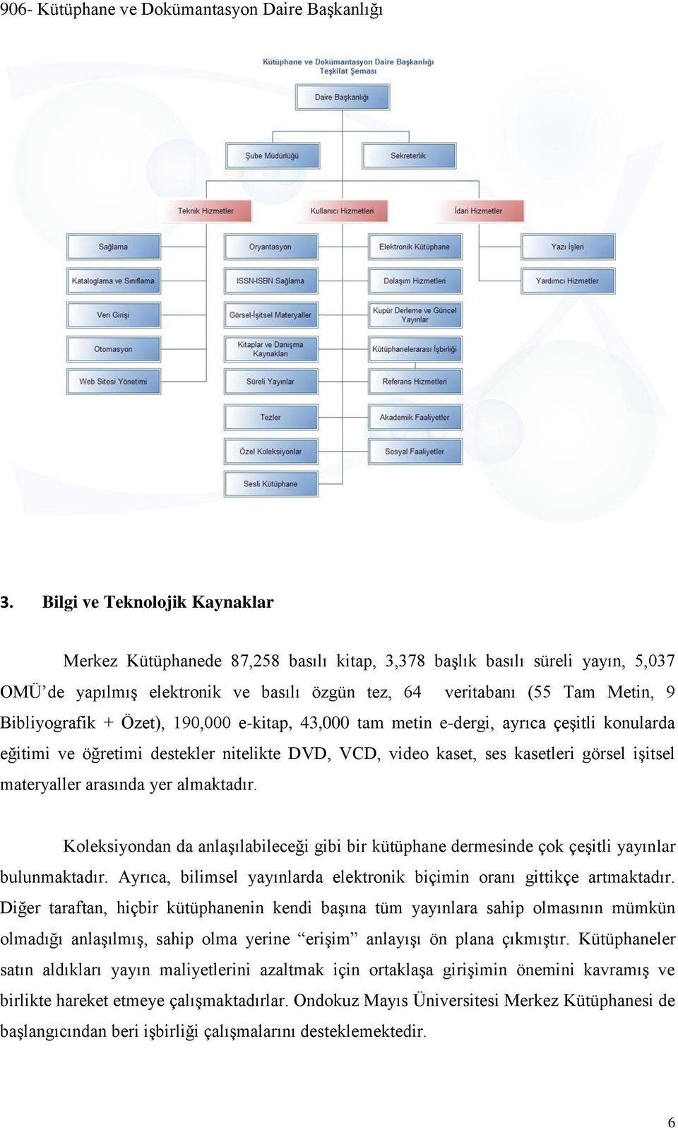 arasında yer almaktadır. Koleksiyondan da anlaşılabileceği gibi bir kütüphane dermesinde çok çeşitli yayınlar bulunmaktadır. Ayrıca, bilimsel yayınlarda elektronik biçimin oranı gittikçe artmaktadır.