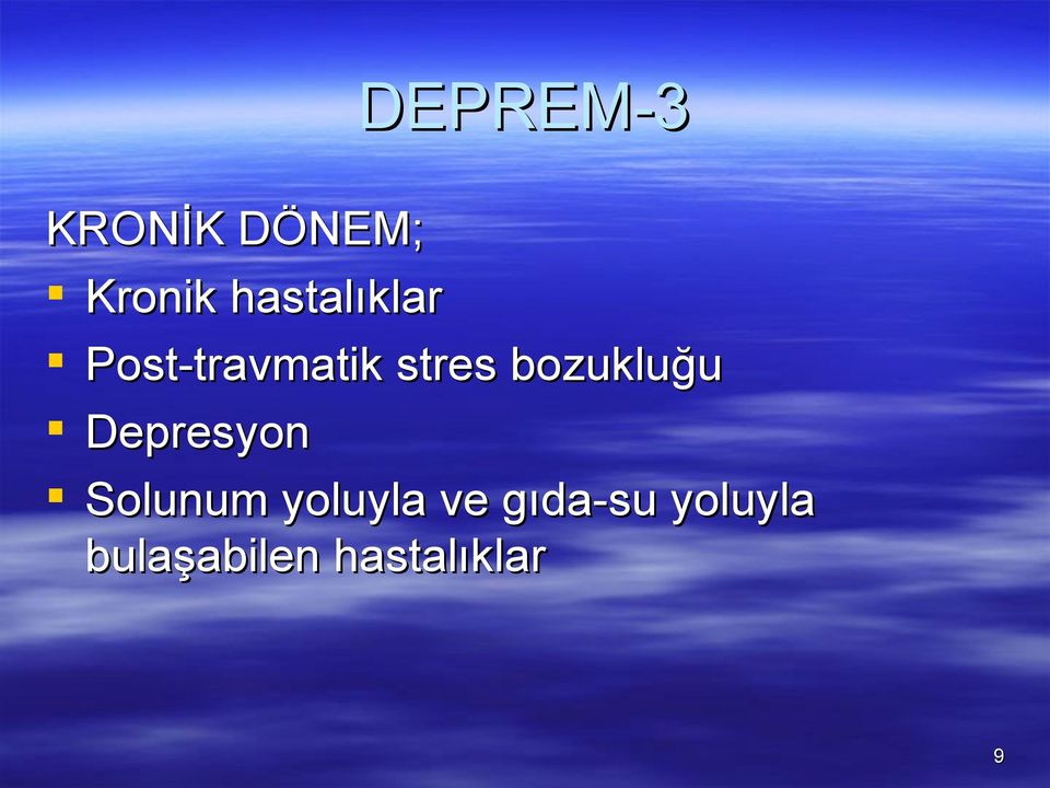 bozukluğu Depresyon Solunum yoluyla