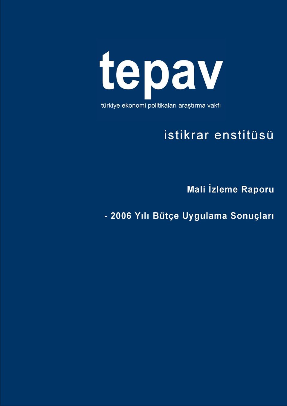 İzleme Raporu -