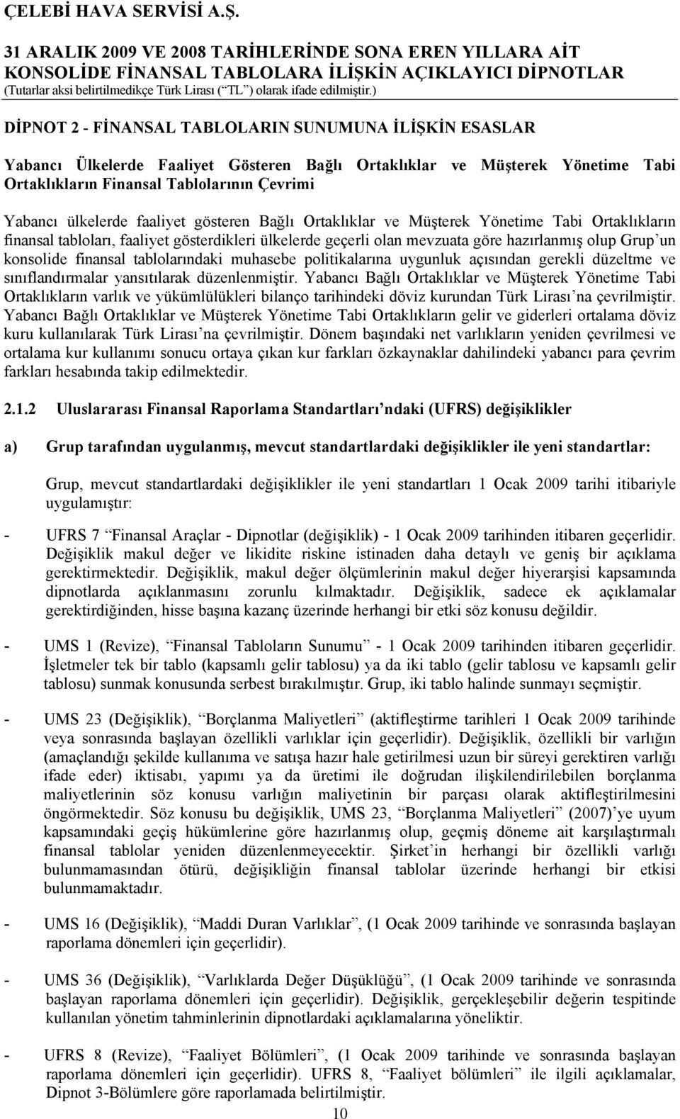 tablolarındaki muhasebe politikalarına uygunluk açısından gerekli düzeltme ve sınıflandırmalar yansıtılarak düzenlenmiştir.