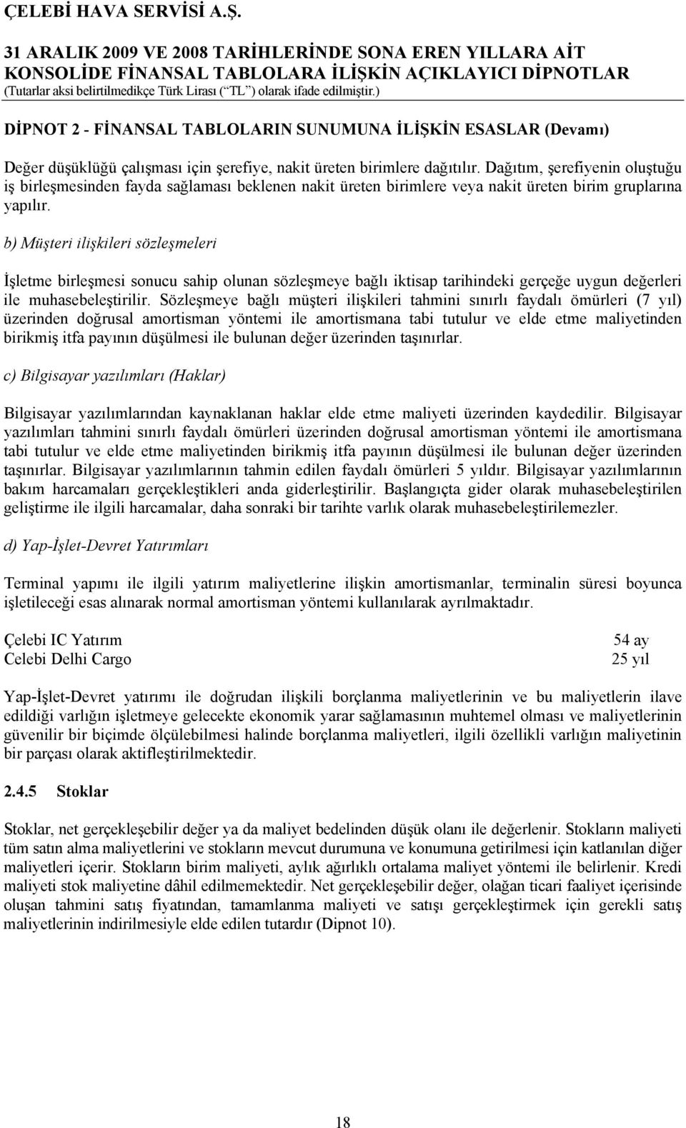 b) Müşteri ilişkileri sözleşmeleri İşletme birleşmesi sonucu sahip olunan sözleşmeye bağlı iktisap tarihindeki gerçeğe uygun değerleri ile muhasebeleştirilir.