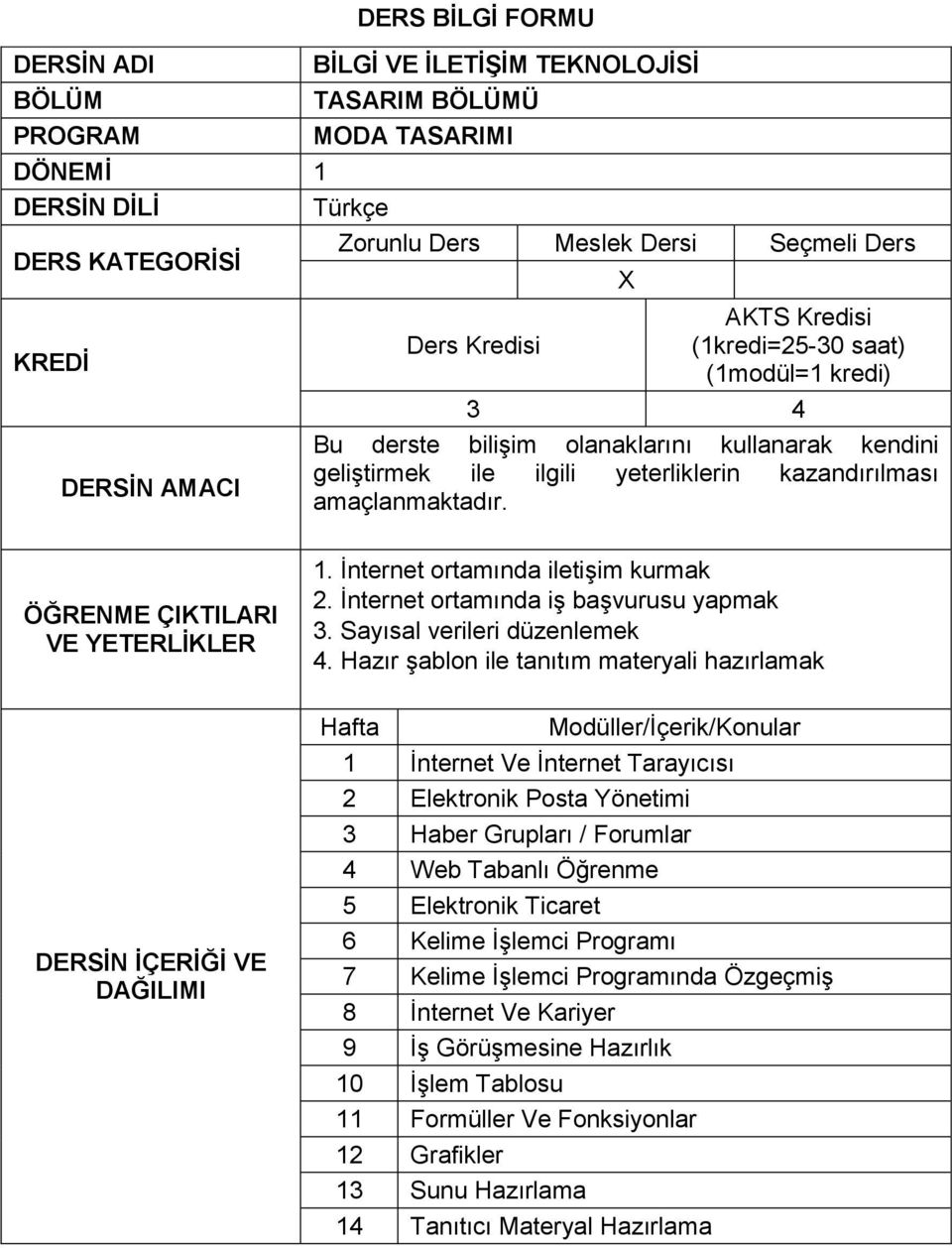 4. Hazır şablon ile tanıtım materyali hazırlamak 1 İnternet Ve İnternet Tarayıcısı 2 Elektronik Posta Yönetimi 3 Haber Grupları / Forumlar 4 Web Tabanlı Öğrenme 5 Elektronik