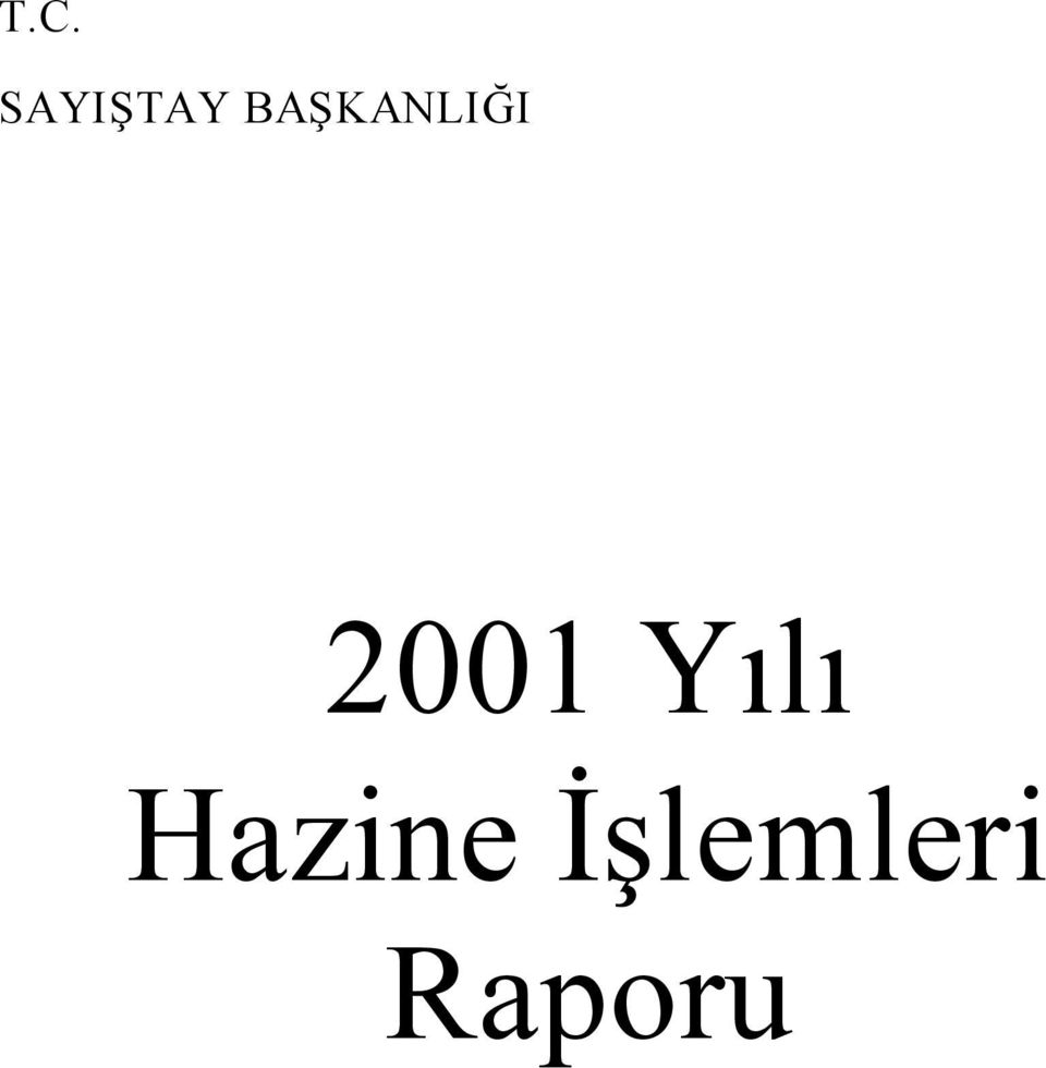 2001 Yılı