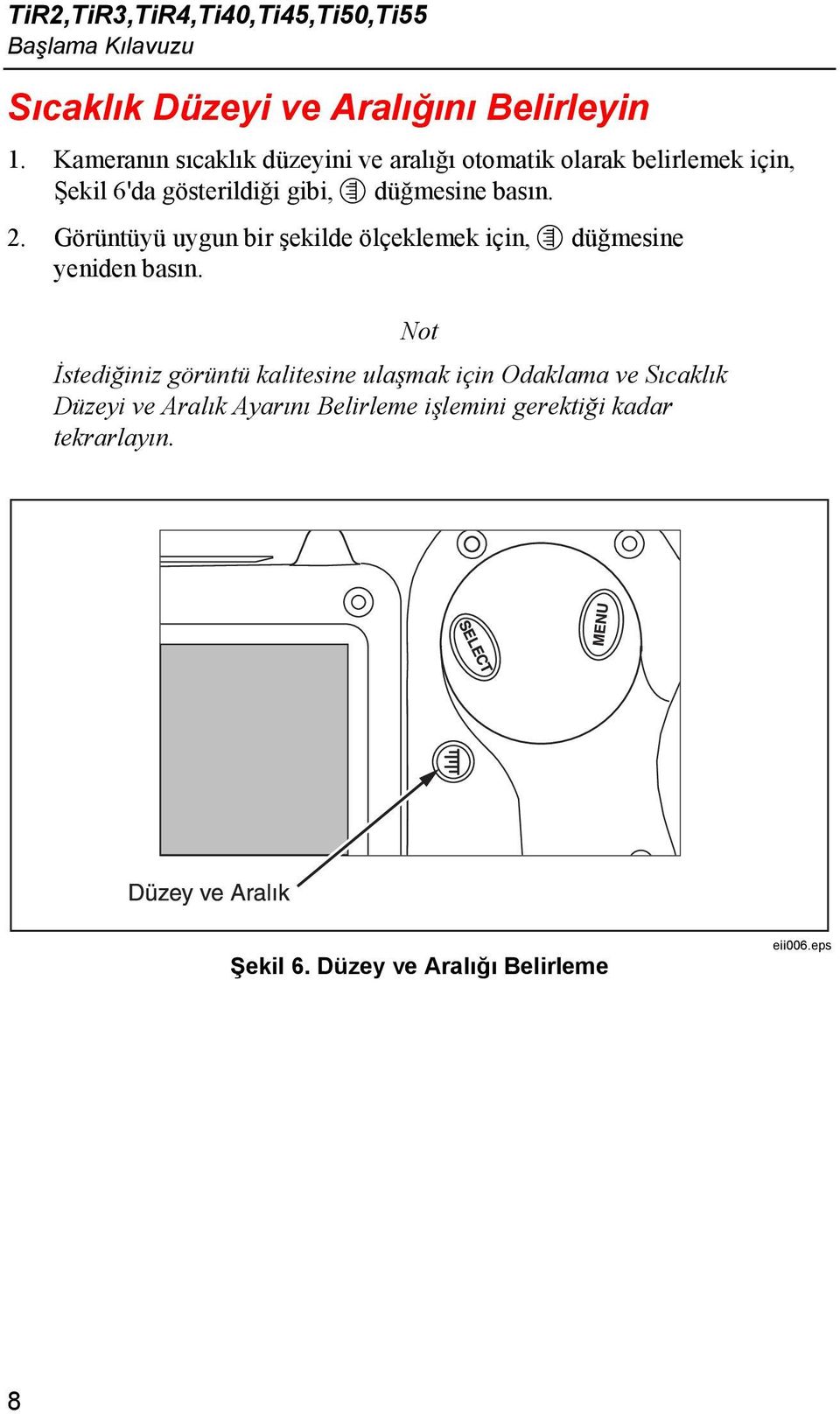 2. Görüntüyü uygun bir şekilde ölçeklemek için, G düğmesine yeniden basın.