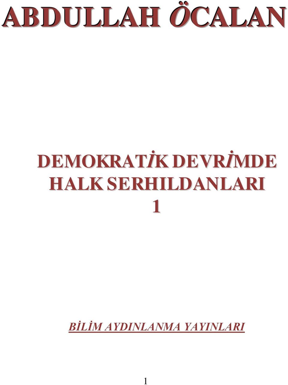 HALK SERHILDANLARI 1