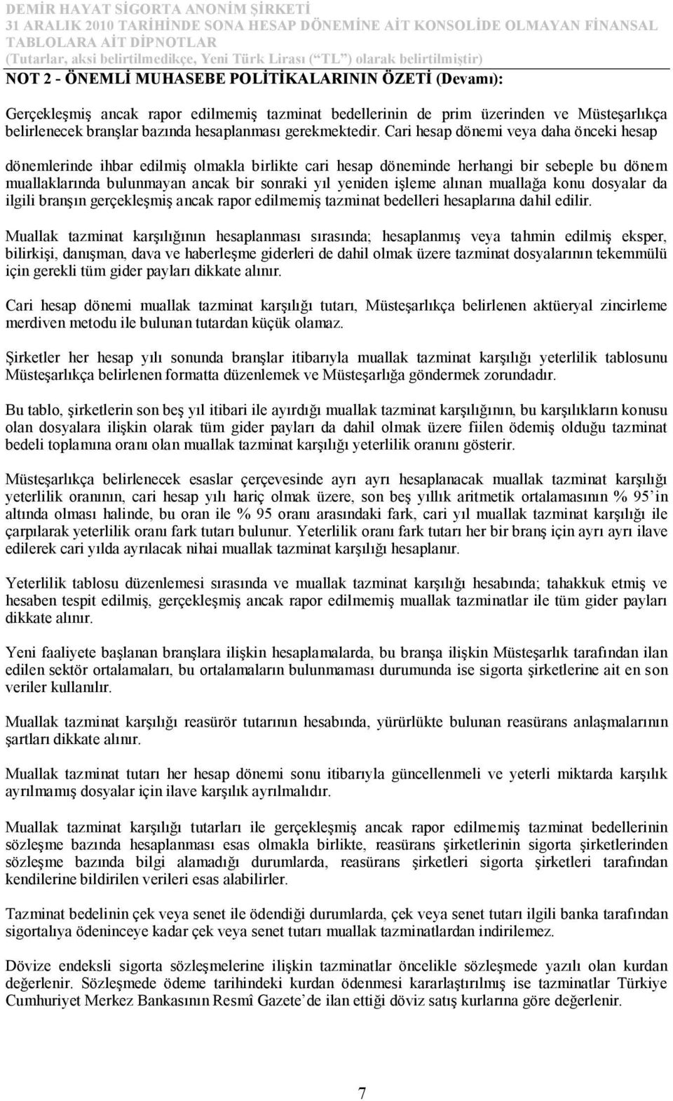 Cari hesap dönemi veya daha önceki hesap dönemlerinde ihbar edilmiş olmakla birlikte cari hesap döneminde herhangi bir sebeple bu dönem muallaklarında bulunmayan ancak bir sonraki yıl yeniden işleme