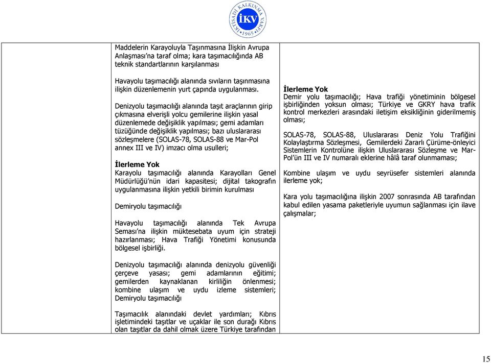 Denizyolu taşımacılığı alanında taşıt araçlarının girip çıkmasına elverişli yolcu gemilerine ilişkin yasal düzenlemede değişiklik yapılması; gemi adamları tüzüğünde değişiklik yapılması; bazı