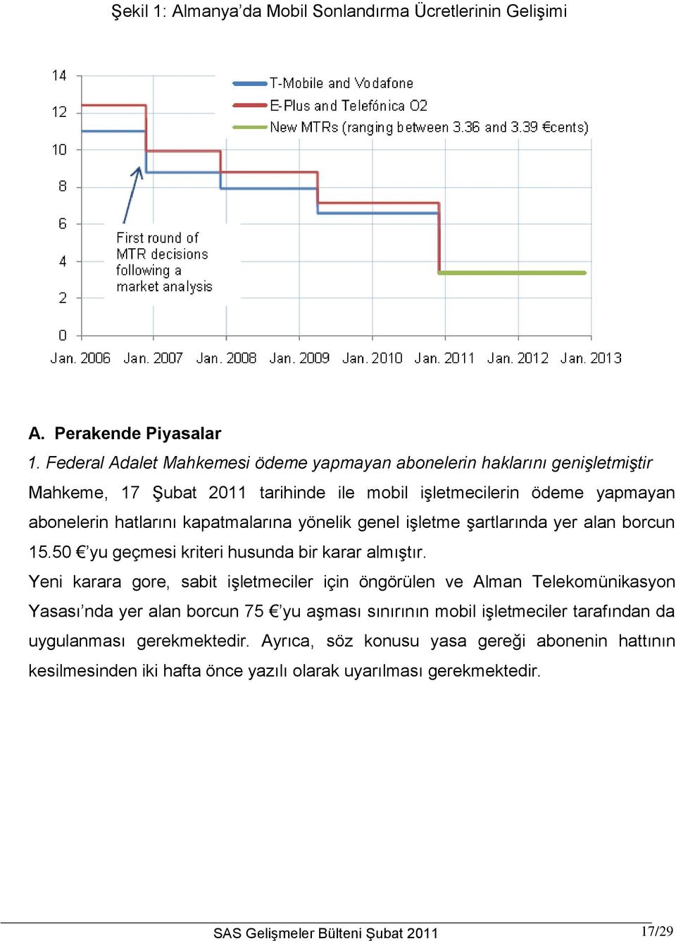 kapatmalarına yönelik genel işletme şartlarında yer alan borcun 15.50 yu geçmesi kriteri husunda bir karar almıştır.