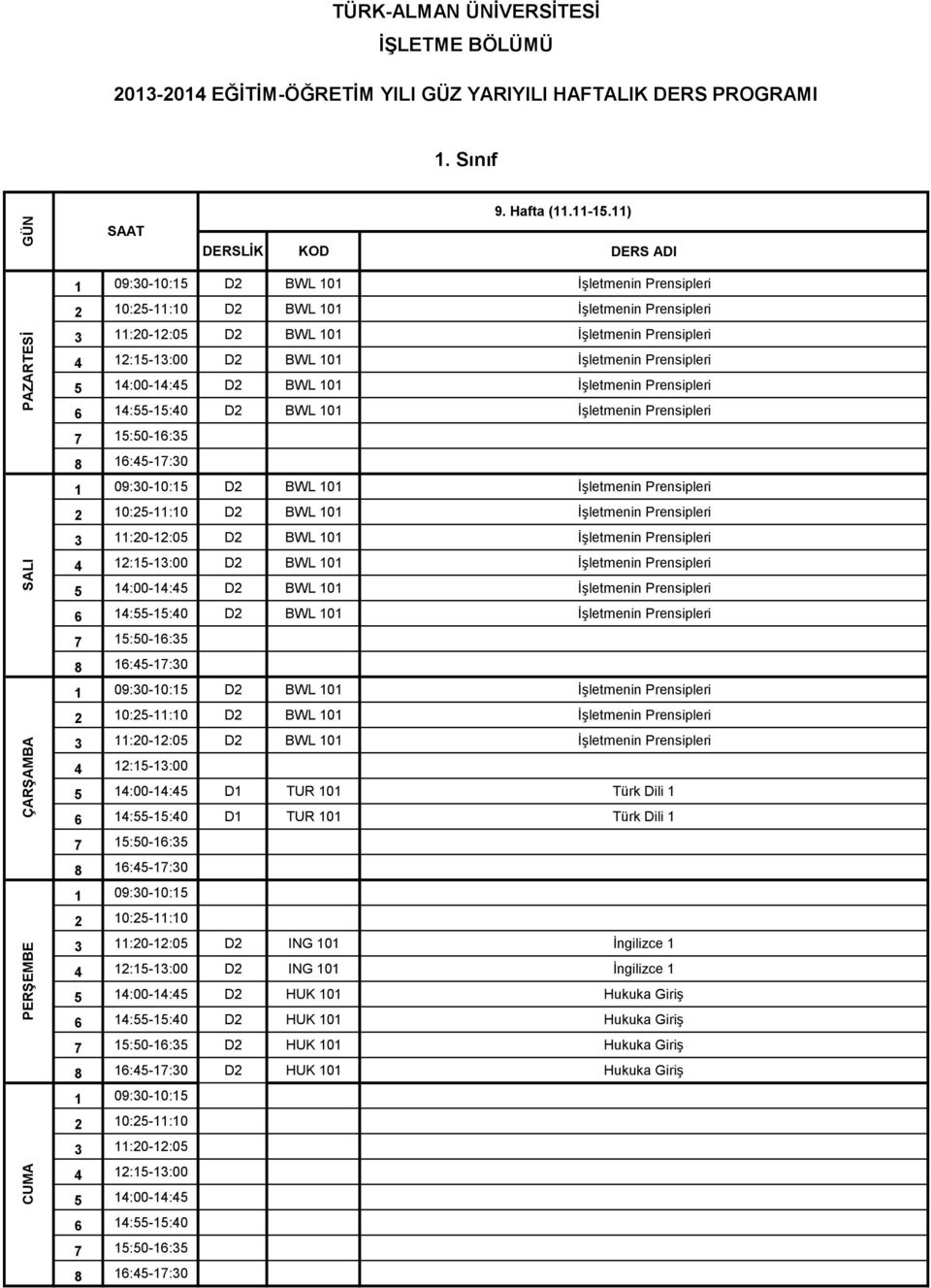 İşletmenin Prensipleri D2 BWL 101 İşletmenin Prensipleri D2 BWL 101 İşletmenin Prensipleri D2 BWL 101 İşletmenin Prensipleri D2 BWL 101 İşletmenin