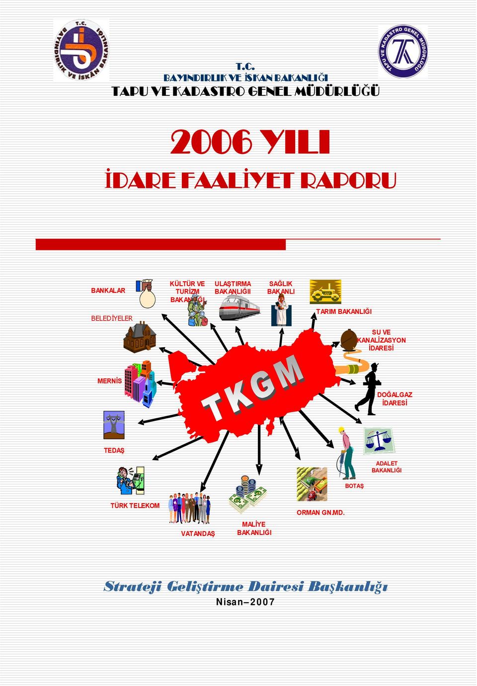 TARIM BAKANLIĞI SU VE KANALİZASYON İDARESİ MERNİS DOĞALGAZ İDARESİ TEDAŞ ADALET BAKANLIĞI BOTAŞ