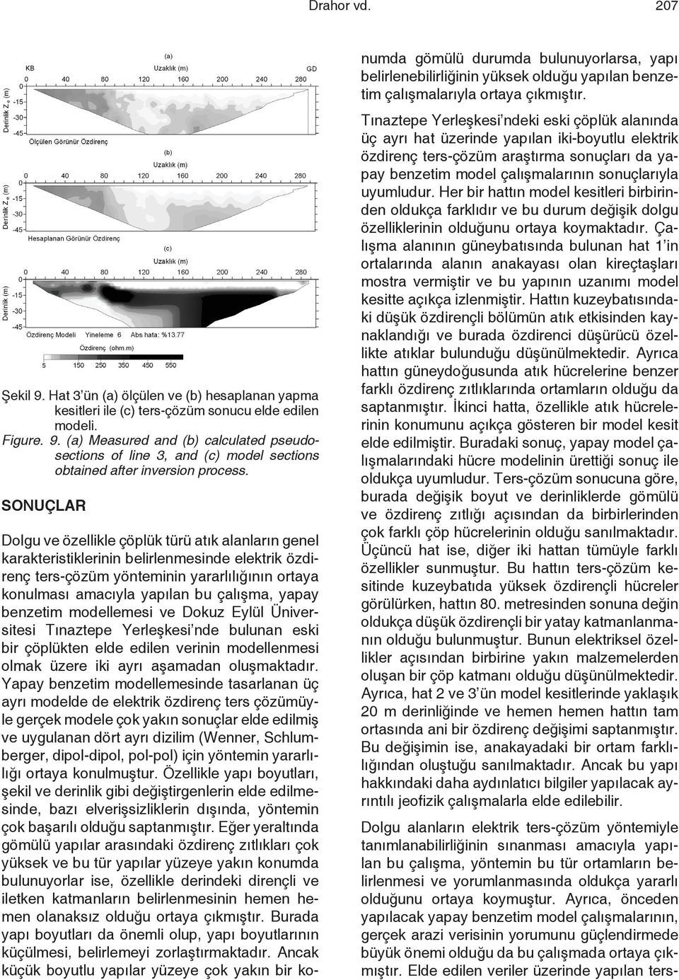 yapay benzetim modellemesi ve Dokuz Eylül Üniversitesi Tınaztepe Yerleşkesi nde bulunan eski bir çöplükten elde edilen verinin modellenmesi olmak üzere iki ayrı aşamadan oluşmaktadır.