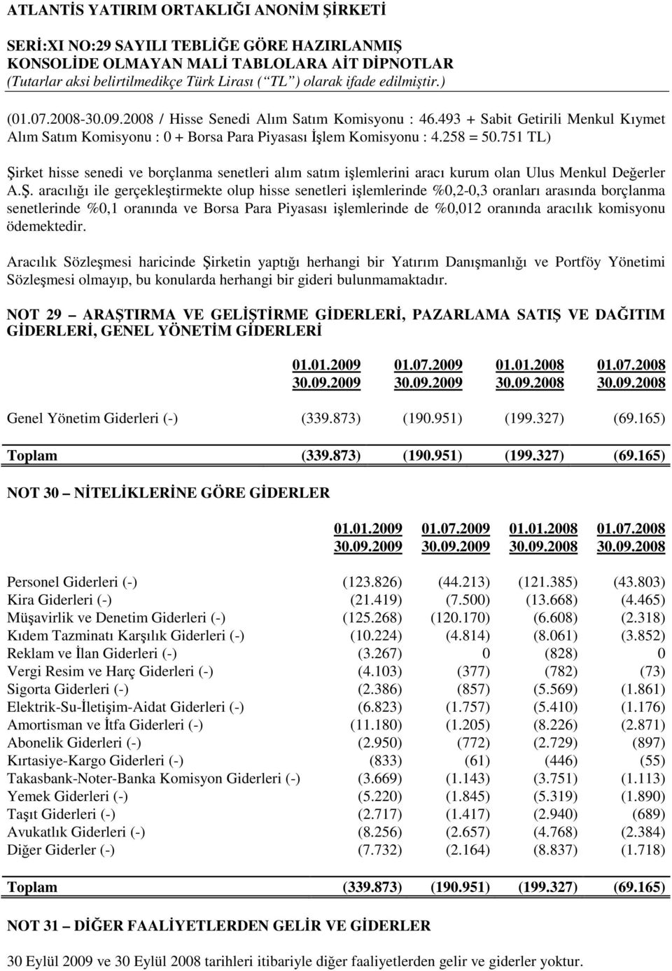 . aracılıı ile gerçekletirmekte olup hisse senetleri ilemlerinde %0,2-0,3 oranları arasında borçlanma senetlerinde %0,1 oranında ve Borsa Para Piyasası ilemlerinde de %0,012 oranında aracılık