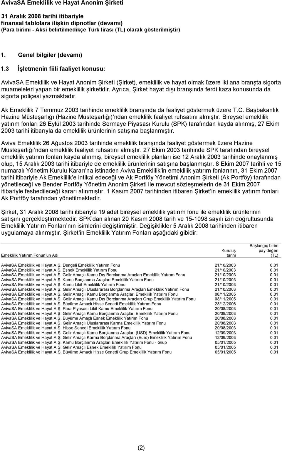 Ayrıca, Şirket hayat dışı branşında ferdi kaza konusunda da sigorta poliçesi yazmaktadır. Ak Emeklilik 7 Temmuz 2003 tarihinde emeklilik branşında da faaliyet göstermek üzere T.C.