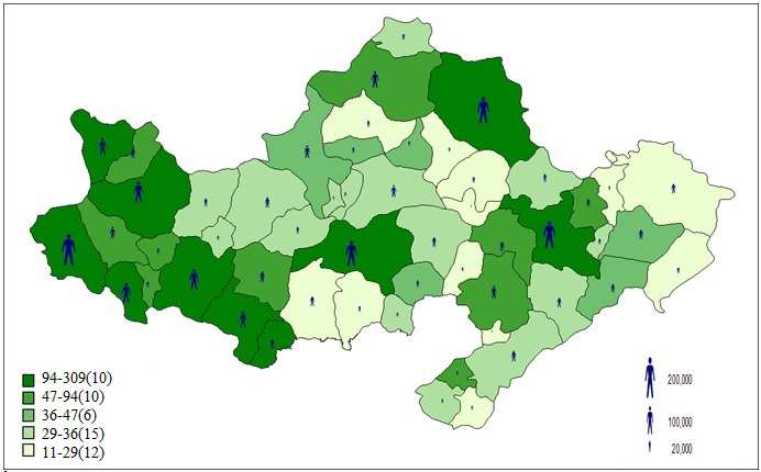 Alaşehir, Salihli, Sarıgöl, Soma ve Turgutlu ilçeleri öne çıkmaktadır.