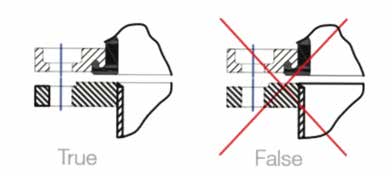 LASTİK KOMPANSATÖR MONTAJ TALİMATI INSTRUCTION OF RUBBER EXPANSION JOINTS INSTALLATION 1 - lastik kompansatörleri ilave bir contaya ihtiyaç duyulmadan monte edilebilir.