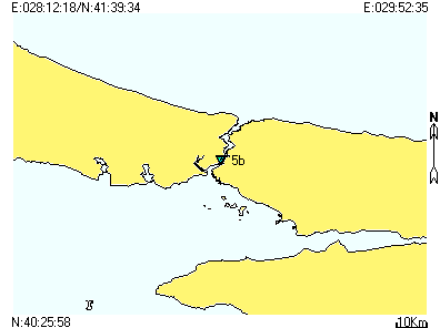 0 5 Der (m) 10 15 20 İstasyon No: 2b 25 0.0 0.2 0.4 0.6 0.8 1.0 1.2 1.4 1.