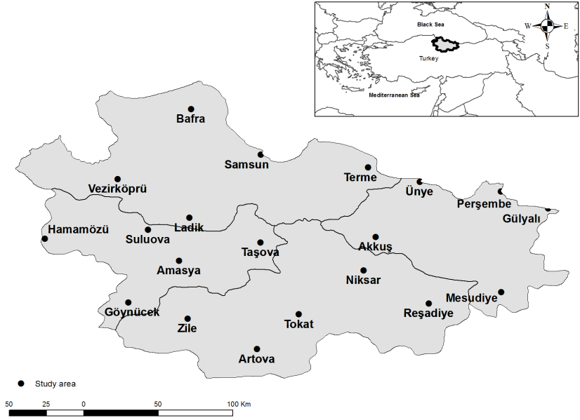 Ocak Şubat Mart Nisan Mayıs Haziran Temmuz Ağustos Eylül Ekim Kasım Aralık Sıcaklık ( C) Yağış (mm) Aydın ve ark. / Anadolu Tarım Bilim. Derg. /Anadolu J Agr Sci 30 (2015) 275-280 Şekil 1.