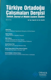 9 Yayınlar: Zana Baykal, Irak Kürdistan Bölgesinin Bağımsızlık İsteği, Seta, 22 Temmuz Dergiler Journals Türkiye Ortadoğu Çalışmaları Dergisi Cilt: 1, Sayı: 1, Mayıs 2014 / Turkish Journal of Middle