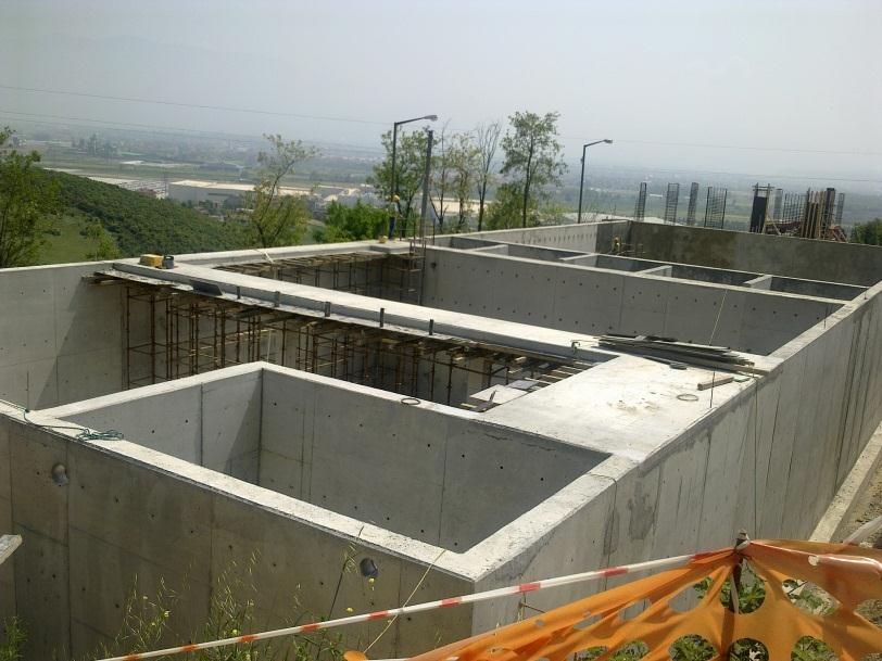 YAKMA TESİSİ MÜDÜRLÜĞÜ Diğer Çalışmalar Yeni Arıtma Tesisi Kurulumu İşi : - Dengeleme ve oksidasyon havuzu perde beton imalatları tamamlanmış, duvarların iç izolasyonlarına başlanmıştır.