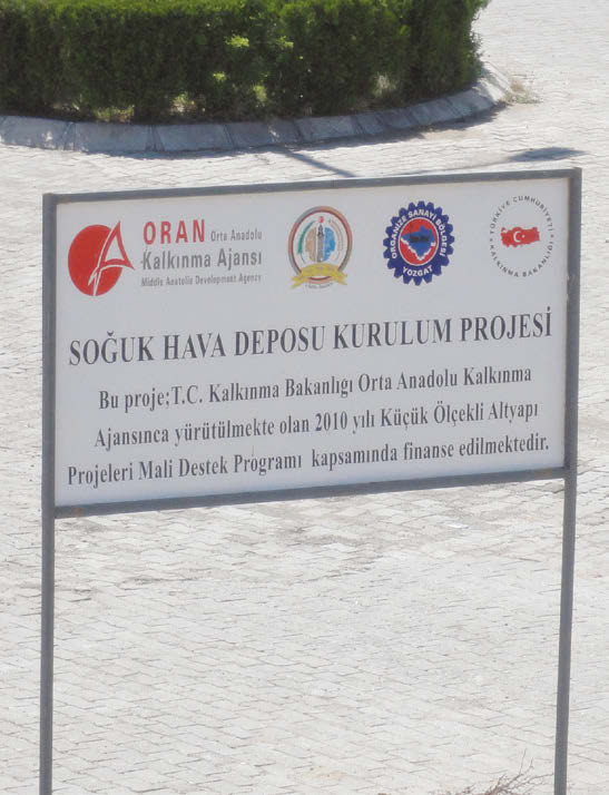 Soğuk Hava Deposu Kurulum Projesi Referans No TR72-10-KOA-01/20 Yararlanıcı İsmi Yozgat Organize San. Bölge Müdürlüğü Proje Bütçesi 818.500,00 Destek Miktarı 600.