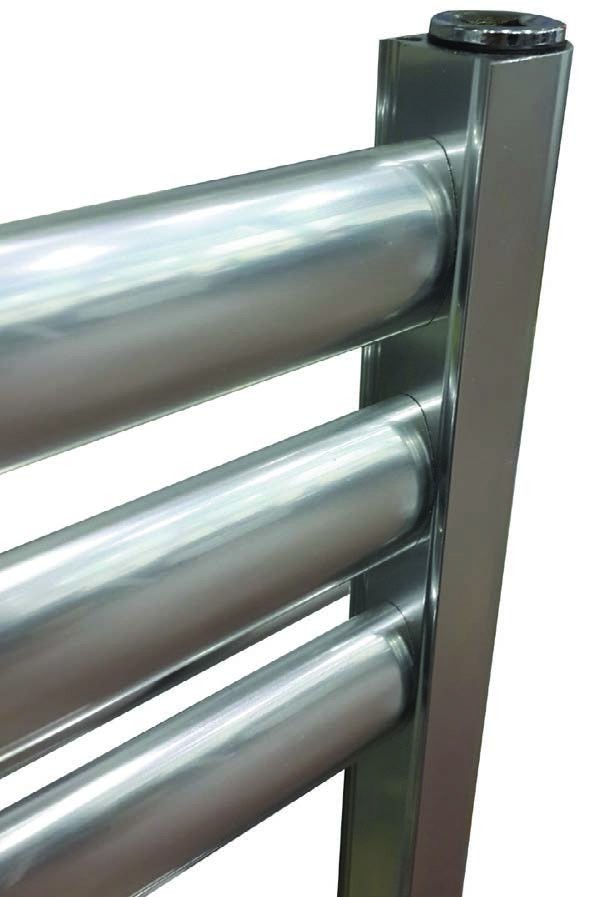 ALÜMİNYUM HAVLU RADYATÖRLER ALUMINIUM TOWEL WARMERS Carter Teknik Özellikler / Data Sheet Carter Beyaz, parlak ve mat eloksal standart üretimdir.