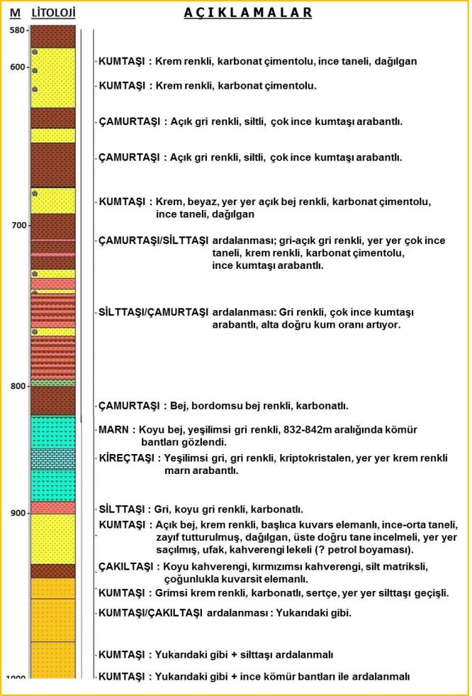 SONDAJ FAALİYETLERİNDE SAHA VE LABORATUVAR BOYUTLARINDA SEDİMANTOLOJİK VE ANALİTİK DESTEK KUYU