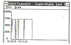 Grafik ekranın iki seçeneği vardır. PRINT (Baskı) veya SCALE (değer).