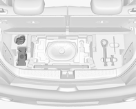 196 Araç bakımı Subwoofer hoparlörlü versiyonlarda lastik onarım seti bagaj bölümündeki taban kapağının altındaki bir kutuda bulunur.