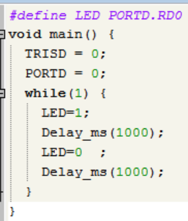 Assembly LED ve Buton Uygulamaları Örnek 2: PORD nin 0.
