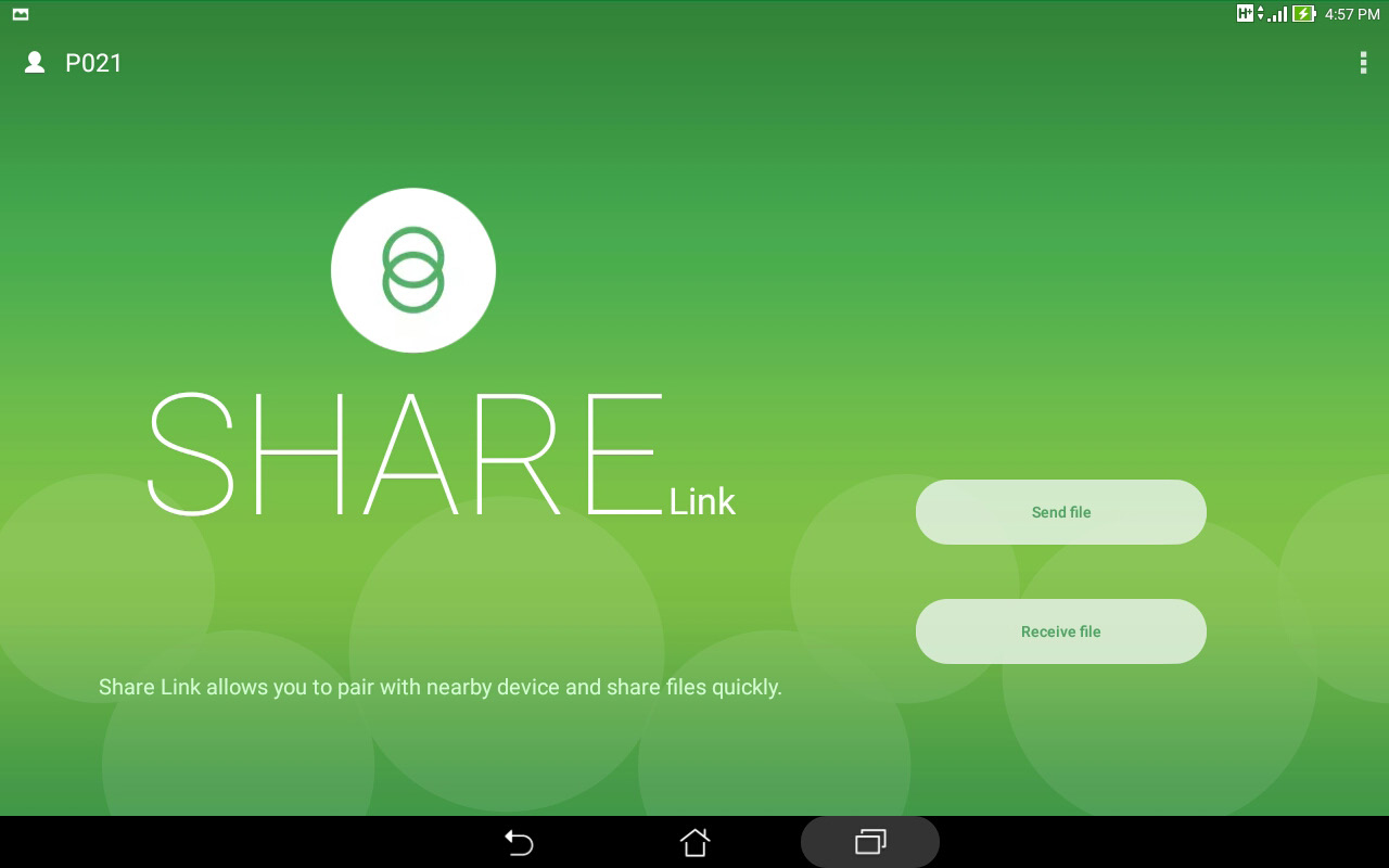 Share Link (Bağlantı Paylaş) Share Link (Bağlantı Paylaş) uygulamasını (ASUS mobil aygıtlar için) veya Shareit uygulamasını (diğer mobil aygıtlar için) kullanarak, bir Wi-Fi bağlantısı aracılığıyla